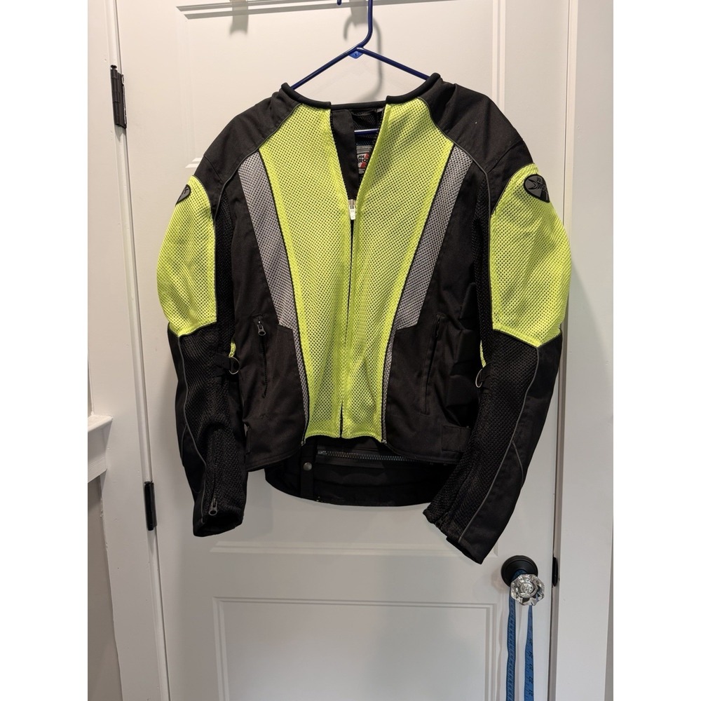 Joe Rocket Phoenix series mesh motorcycle jacket High Viz Size Medium with Armor